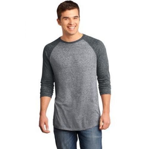 Young Mens Microburn 3/4 Sleeve Raglan Tee - Photo 1